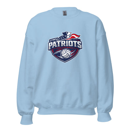 Classic | Sweatshirt | LFMS Athletics | Patriots Volleyball Logo