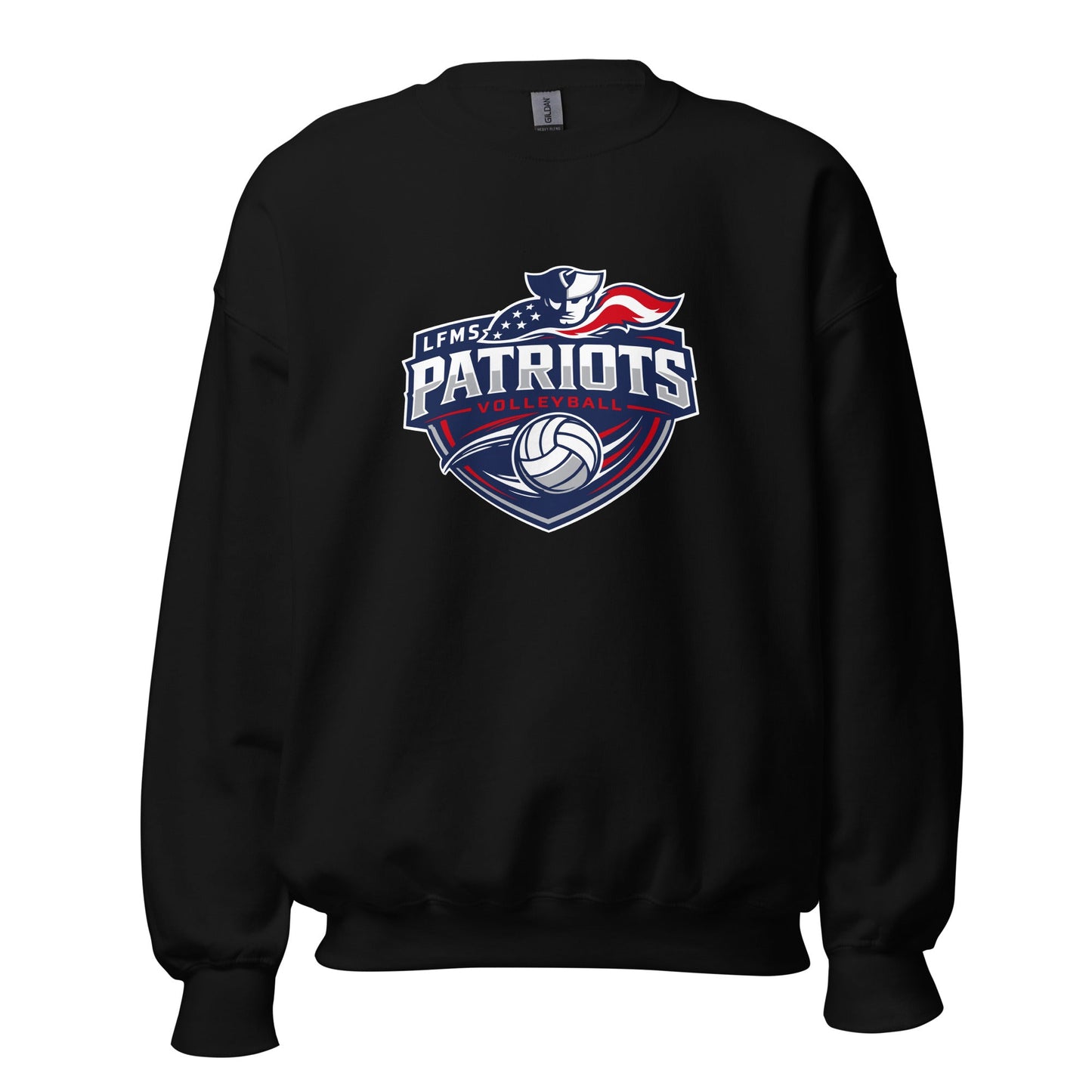 Classic | Sweatshirt | LFMS Athletics | Patriots Volleyball Logo