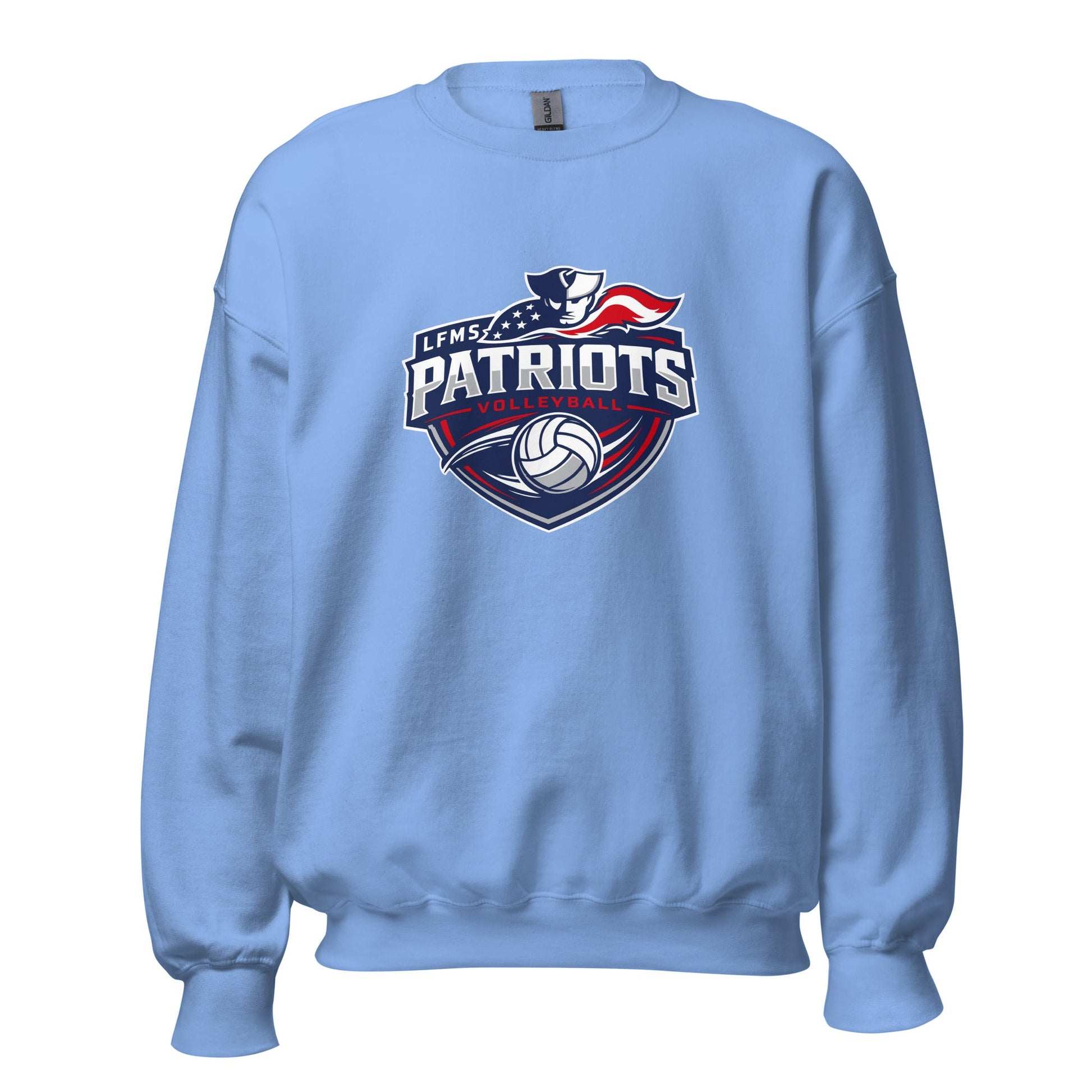 Classic | Sweatshirt | LFMS Athletics | Patriots Volleyball Logo
