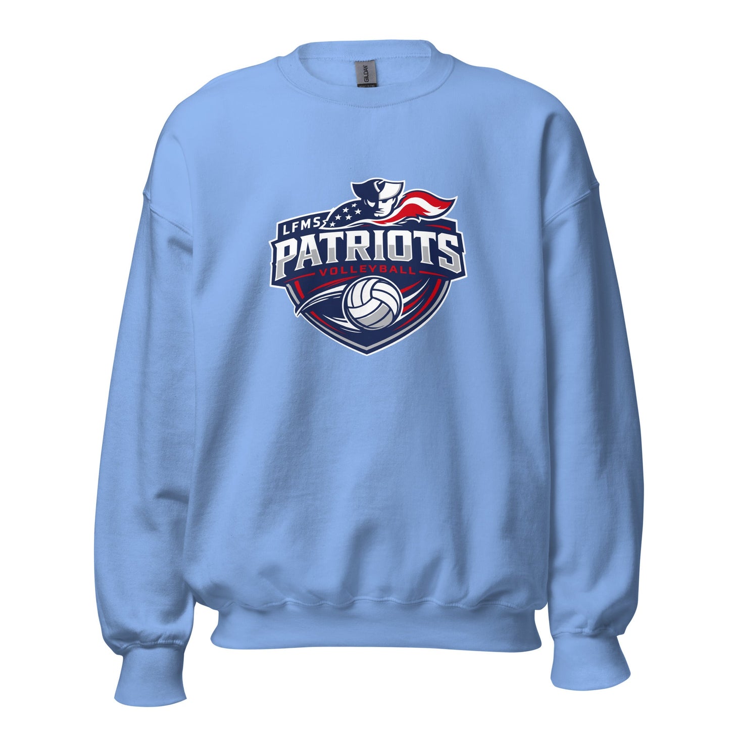 Classic | Sweatshirt | LFMS Athletics | Patriots Volleyball Logo