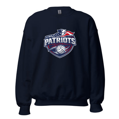 Classic | Sweatshirt | LFMS Athletics | Patriots Volleyball Logo