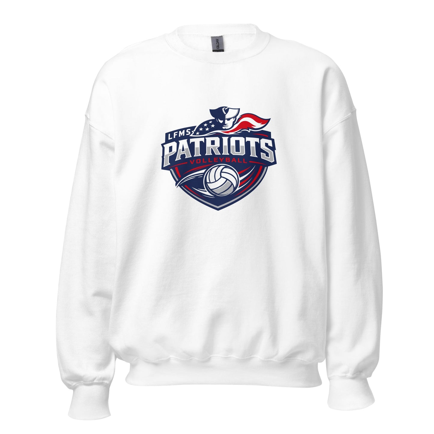 Classic | Sweatshirt | LFMS Athletics | Patriots Volleyball Logo