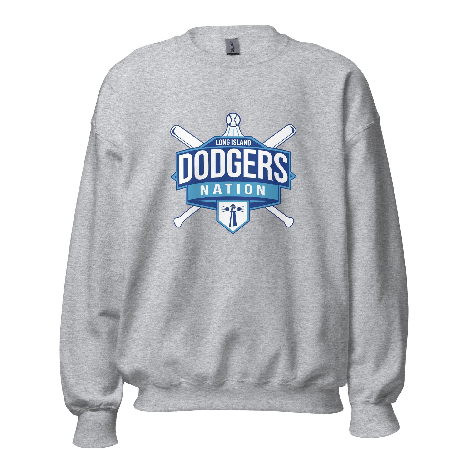 Classic | Sweatshirt | LI Dodgers Nation | Varsity Crest Logo