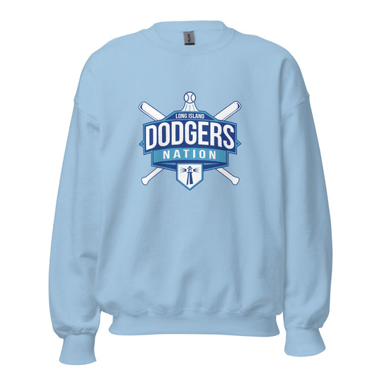Classic | Sweatshirt | LI Dodgers Nation | Varsity Crest Logo