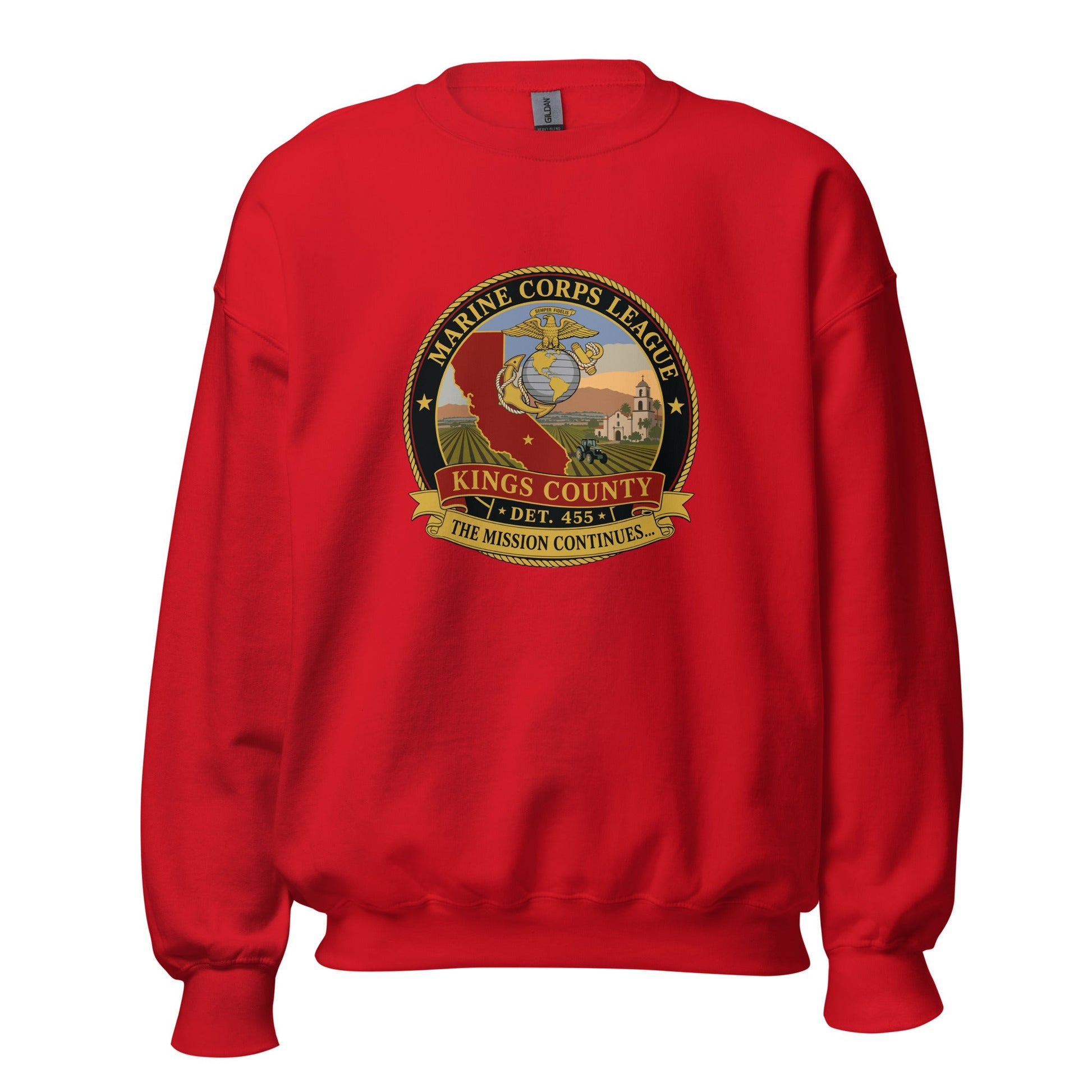Classic | Sweatshirt | Marine Corps League kings County Det 455 | Shield Logo
