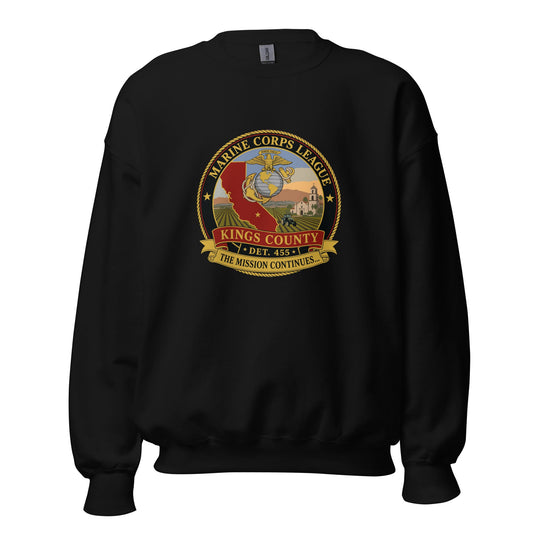 Classic | Sweatshirt | Marine Corps League kings County Det 455 | Shield Logo