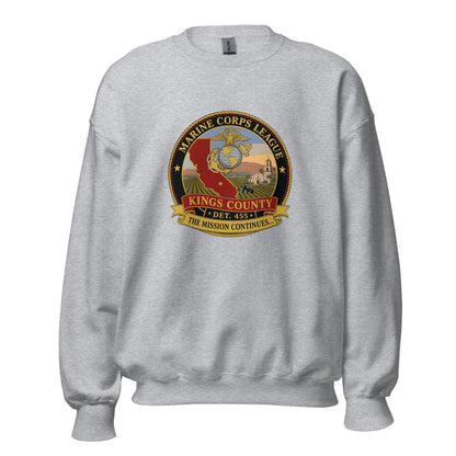 Classic | Sweatshirt | Marine Corps League kings County Det 455 | Shield Logo