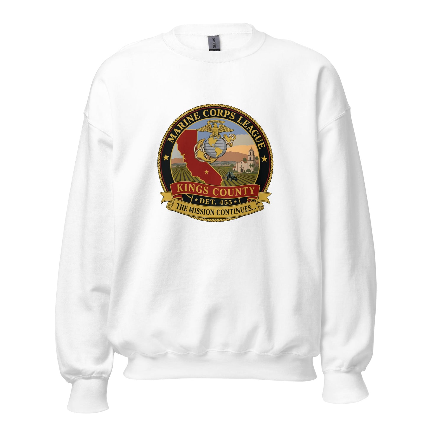 Classic | Sweatshirt | Marine Corps League kings County Det 455 | Shield Logo