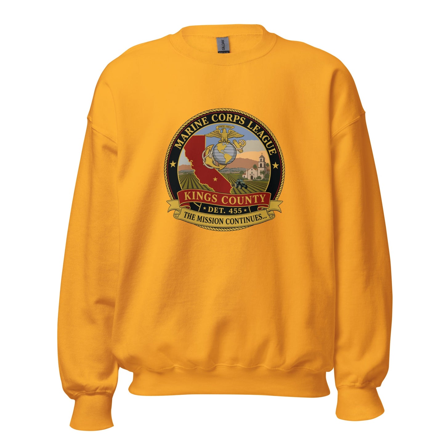 Classic | Sweatshirt | Marine Corps League kings County Det 455 | Shield Logo