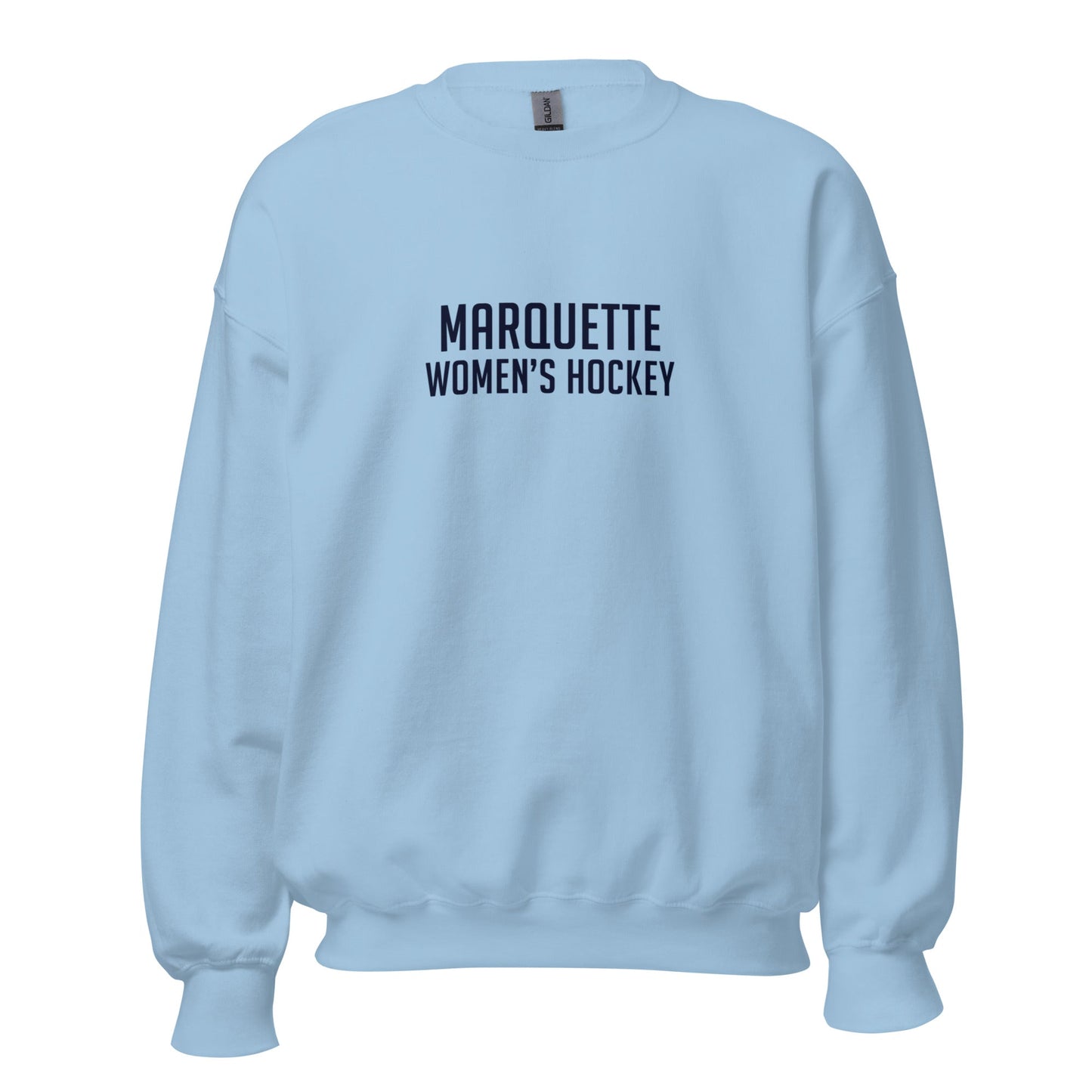 Classic | Sweatshirt | Marquette University Women's Hockey | Collegiate Front Logo