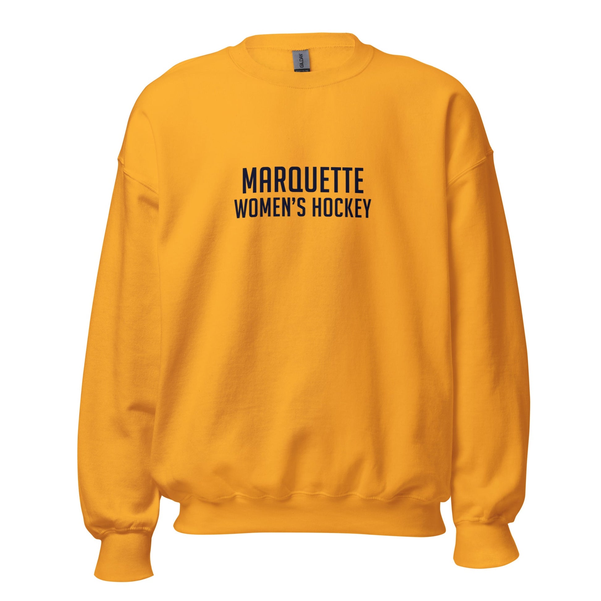 Classic | Sweatshirt | Marquette University Women's Hockey | Collegiate Front Logo