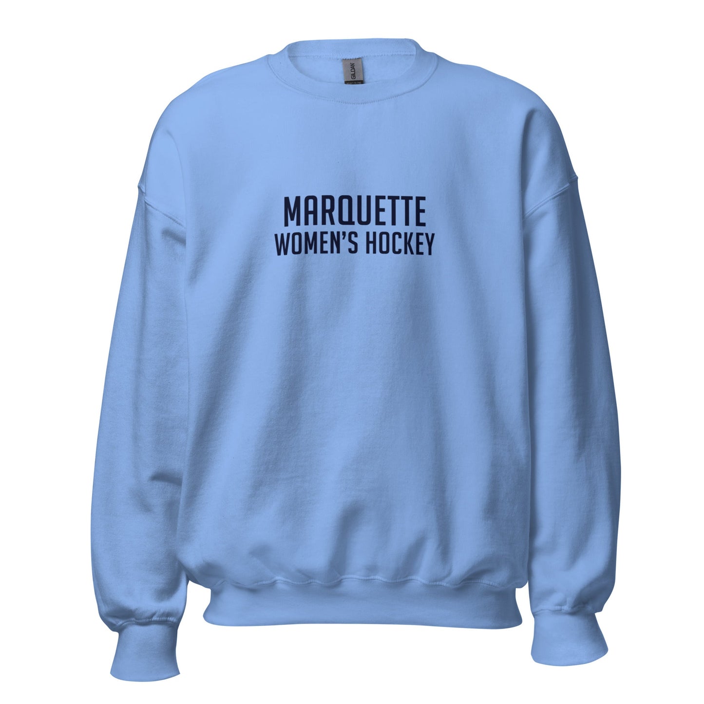 Classic | Sweatshirt | Marquette University Women's Hockey | Collegiate Front Logo