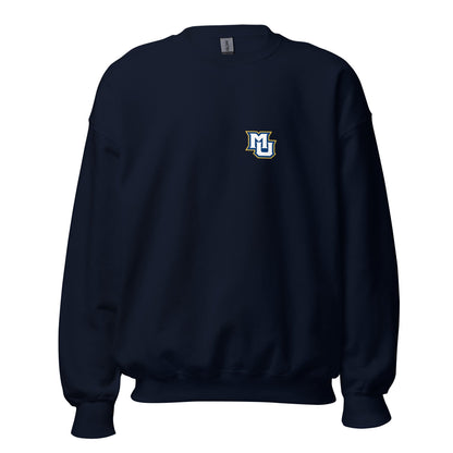 Classic | Sweatshirt | Marquette University Women's Hockey | MU Mark Backprint Logo