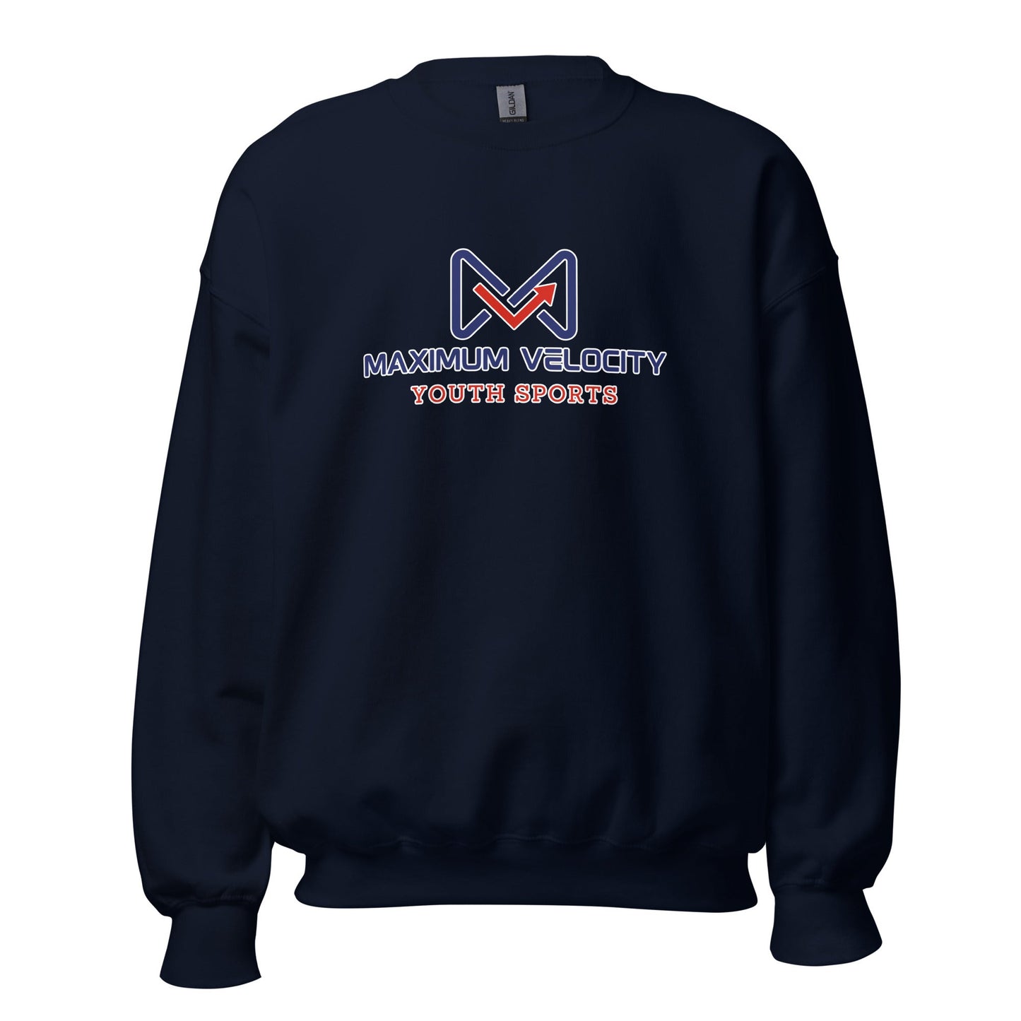 Classic | Sweatshirt | Maximum Velocity Youth Sports | Emblem Logo