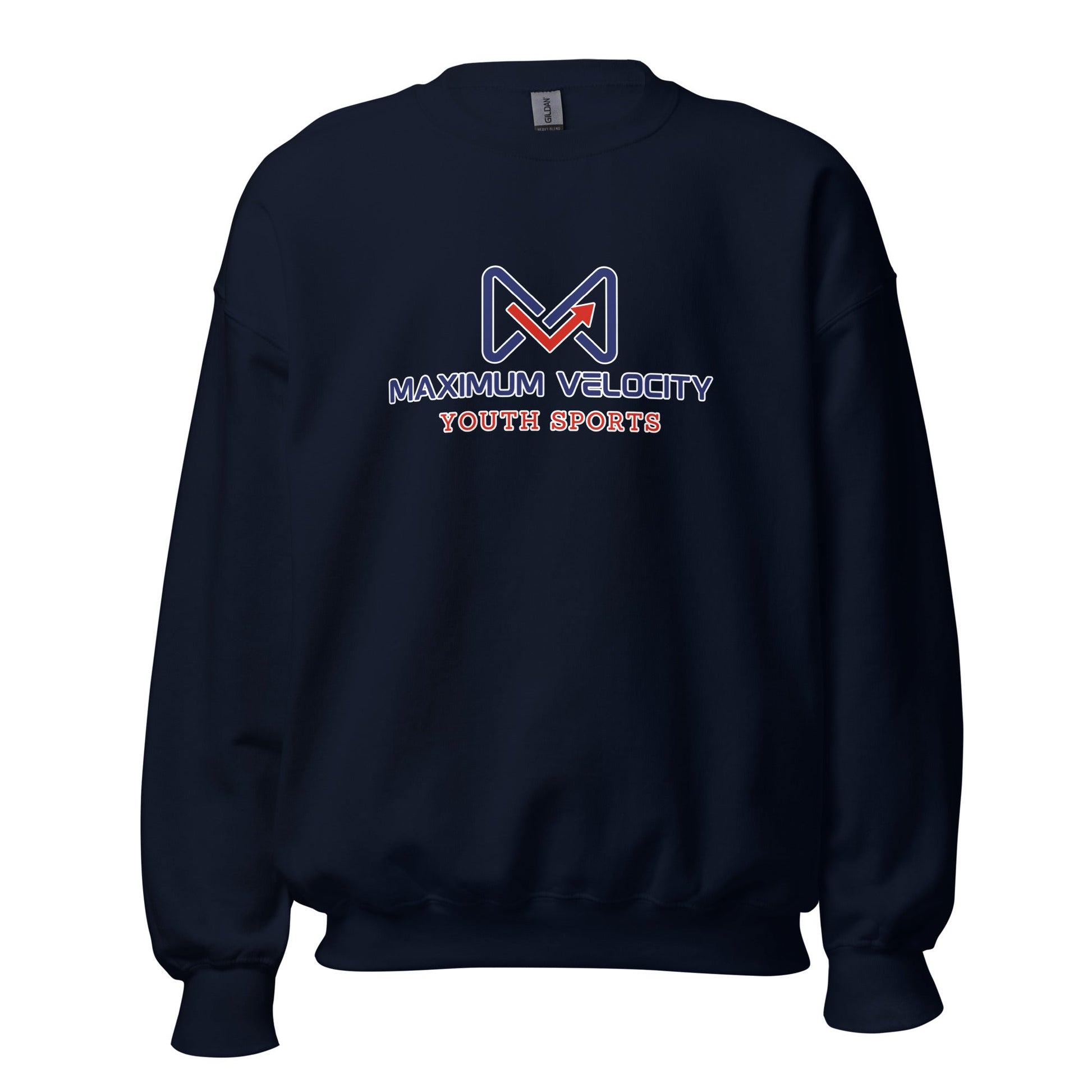 Classic | Sweatshirt | Maximum Velocity Youth Sports | Emblem Logo