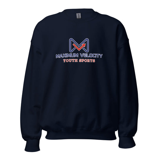 Classic | Sweatshirt | Maximum Velocity Youth Sports | Emblem Logo