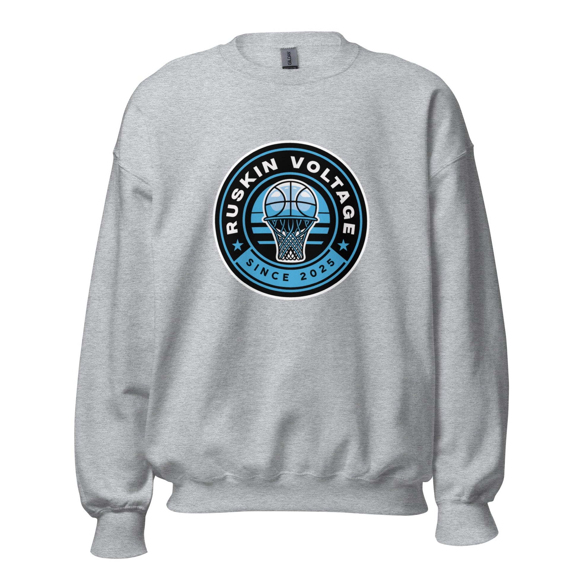 Classic | Sweatshirt | Maximum Voltage Athletics District | Hoop Crest Logo