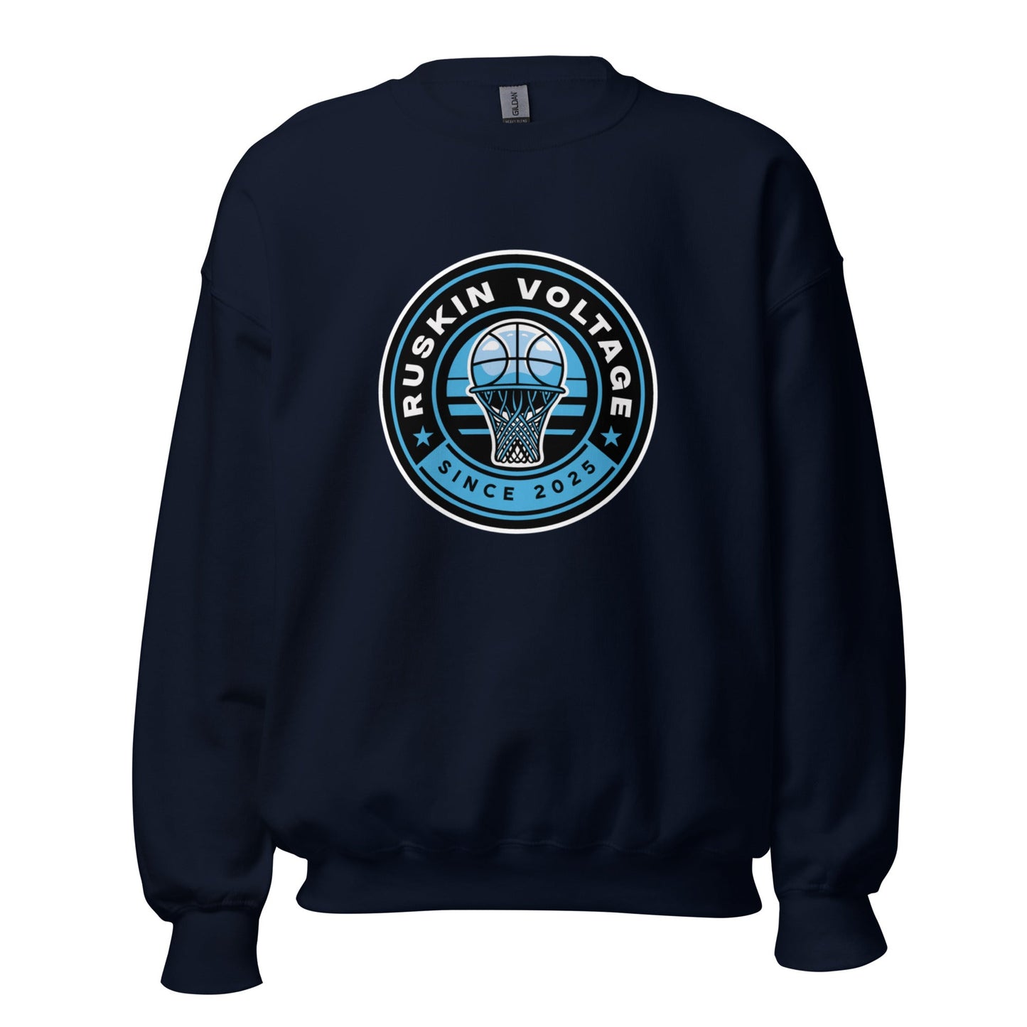 Classic | Sweatshirt | Maximum Voltage Athletics District | Hoop Crest Logo