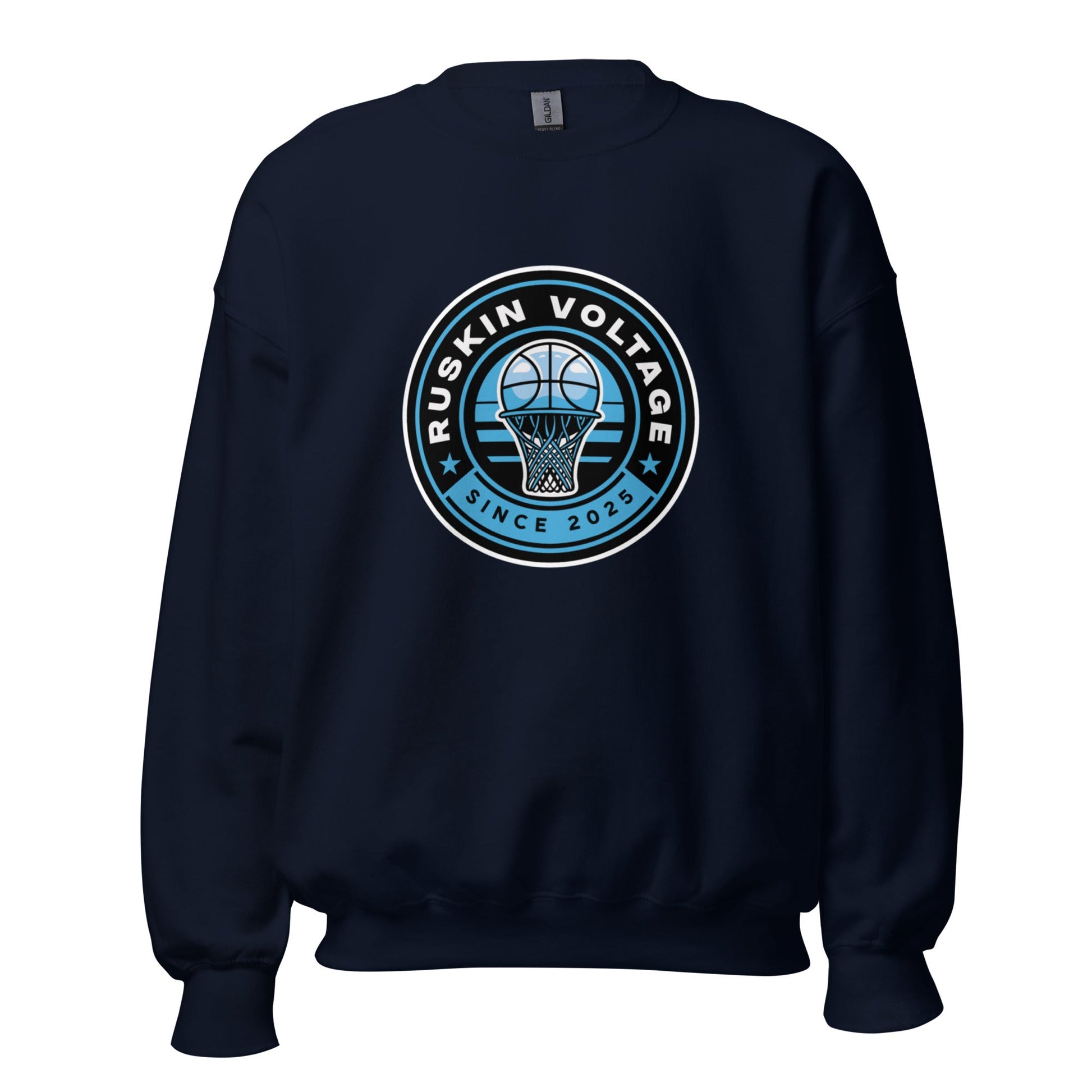 Classic | Sweatshirt | Maximum Voltage Athletics District | Hoop Crest Logo
