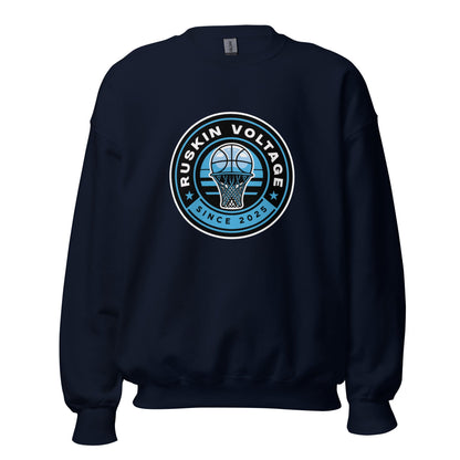 Classic | Sweatshirt | Maximum Voltage Athletics District | Hoop Crest Logo