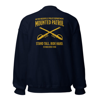 Classic | Sweatshirt | Metro Nashville Police Department Horse Mounted Patrol | Stand Tall Logo