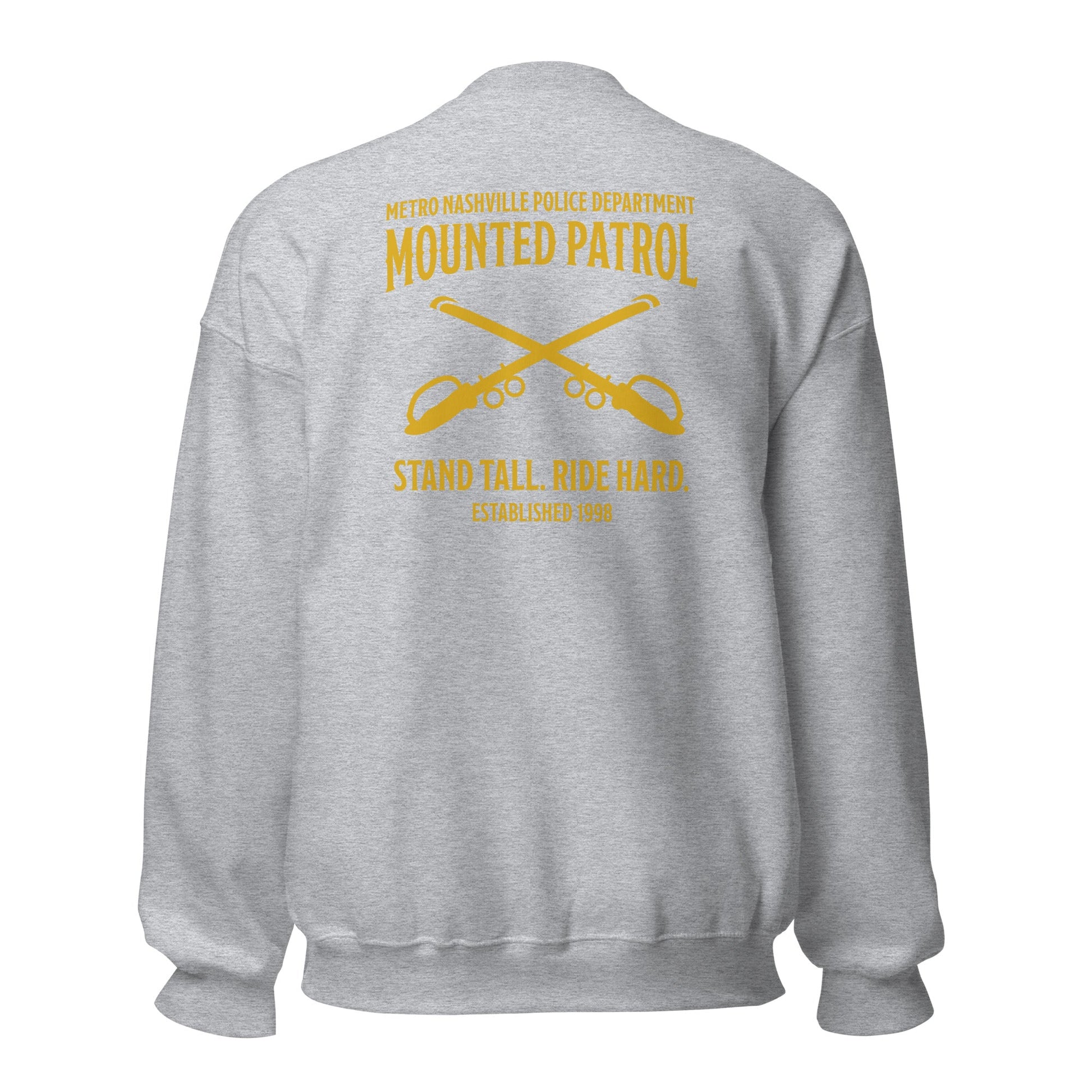 Classic | Sweatshirt | Metro Nashville Police Department Horse Mounted Patrol | Stand Tall Logo