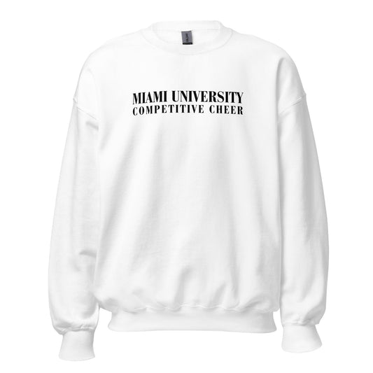 Classic | Sweatshirt | Miami University Competitive Cheer Team | Alt Logo