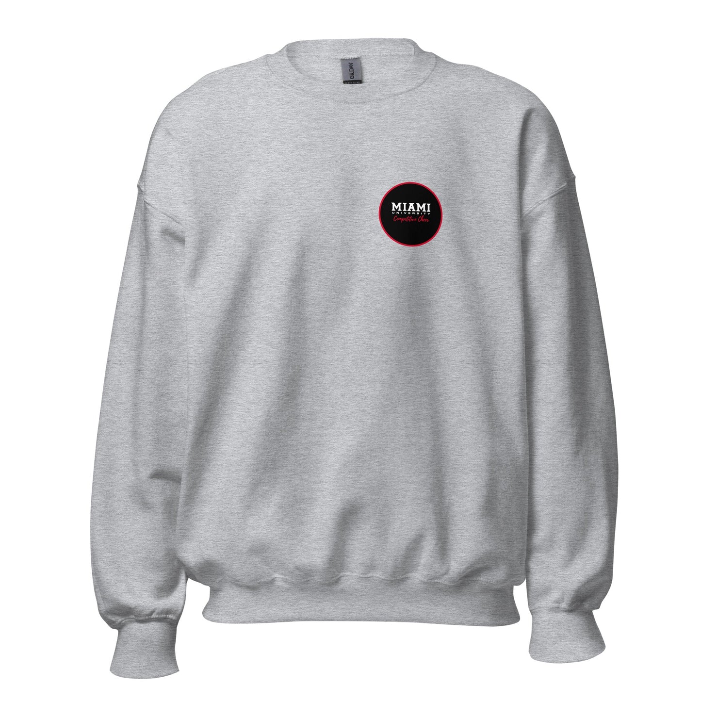 Classic | Sweatshirt | Miami University Competitive Cheer Team | Badge Logo