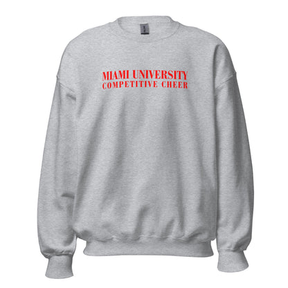 Classic | Sweatshirt | Miami University Competitive Cheer Team
