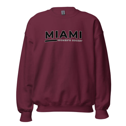 Classic | Sweatshirt | Miami Women's Hockey | Lettermark Logo