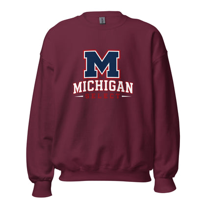 Classic | Sweatshirt | Michigan Select Baseball | Emblem Logo