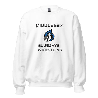 Classic | Sweatshirt | Middlesex Bluejays Wrestling | Bluejays Logo