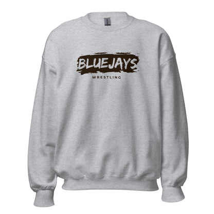 Classic | Sweatshirt | Middlesex Bluejays Wrestling | Script Logo