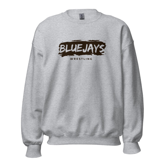 Classic | Sweatshirt | Middlesex Bluejays Wrestling | Script Logo