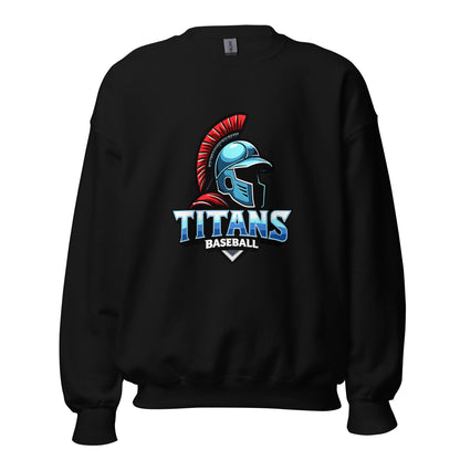 Classic | Sweatshirt | Mighty Titans Baseball | Crest Logo