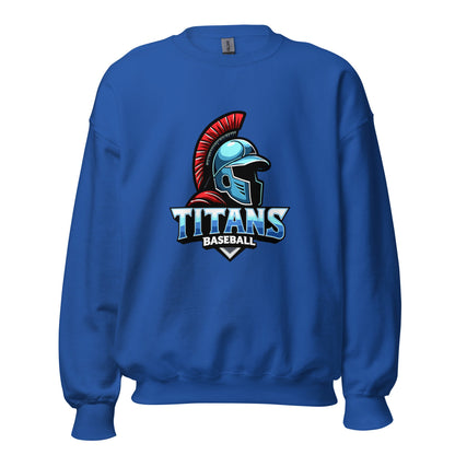 Classic | Sweatshirt | Mighty Titans Baseball | Crest Logo
