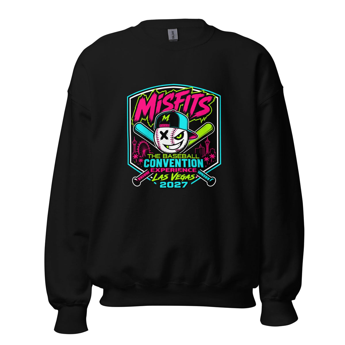 Classic | Sweatshirt | Misfits Baseball | Shield Logo