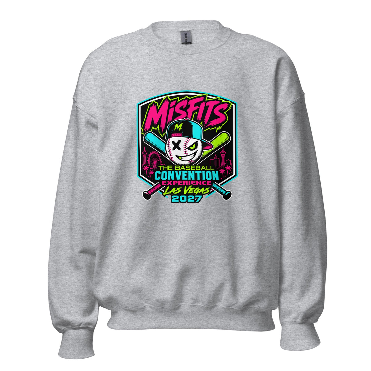 Classic | Sweatshirt | Misfits Baseball | Shield Logo