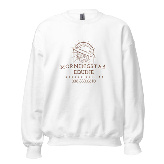 Classic | Sweatshirt | Morningstar Equine | Morningstar Equine Burnt Logo