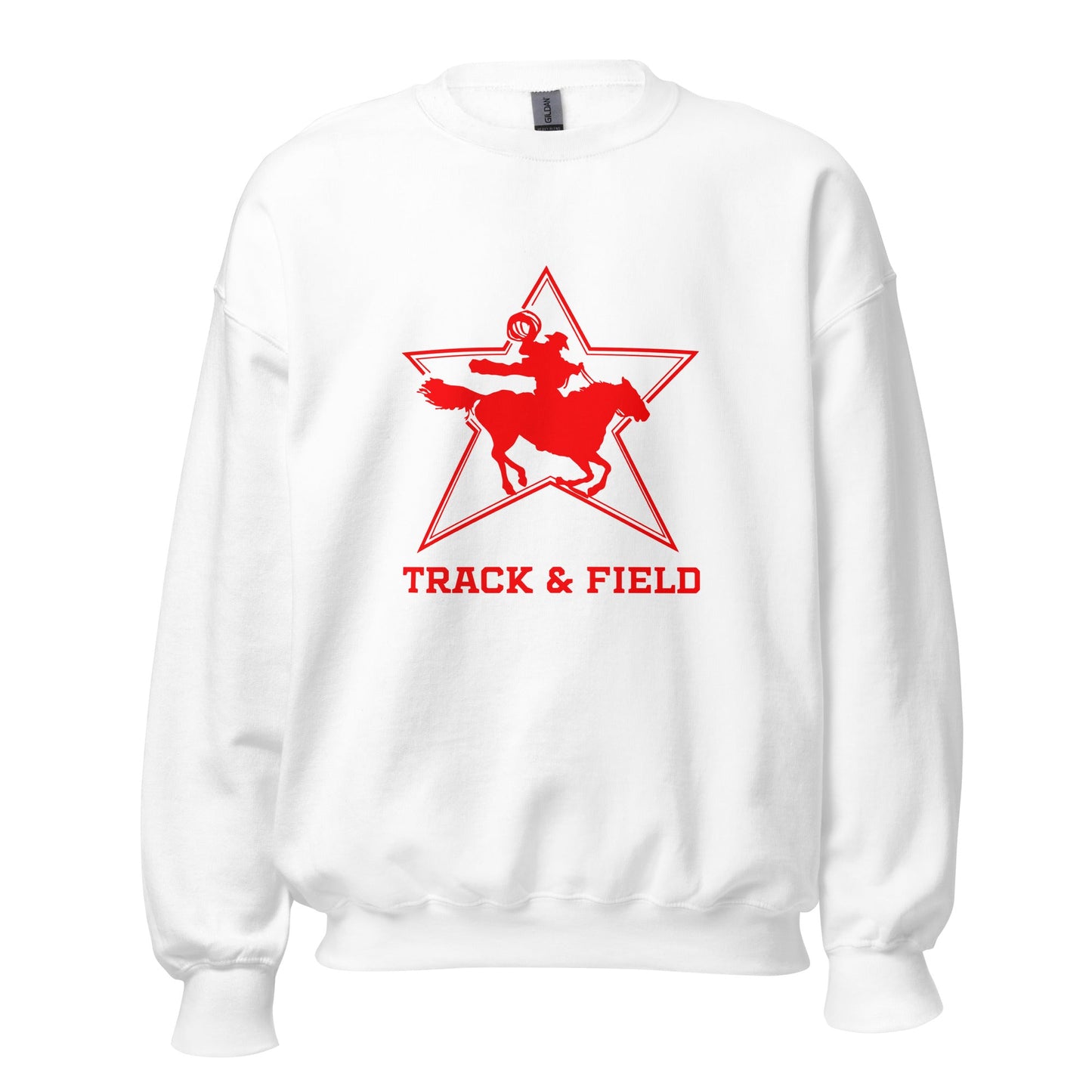 Classic | Sweatshirt | North Lake Track and Field | Cowboy T&F Logo