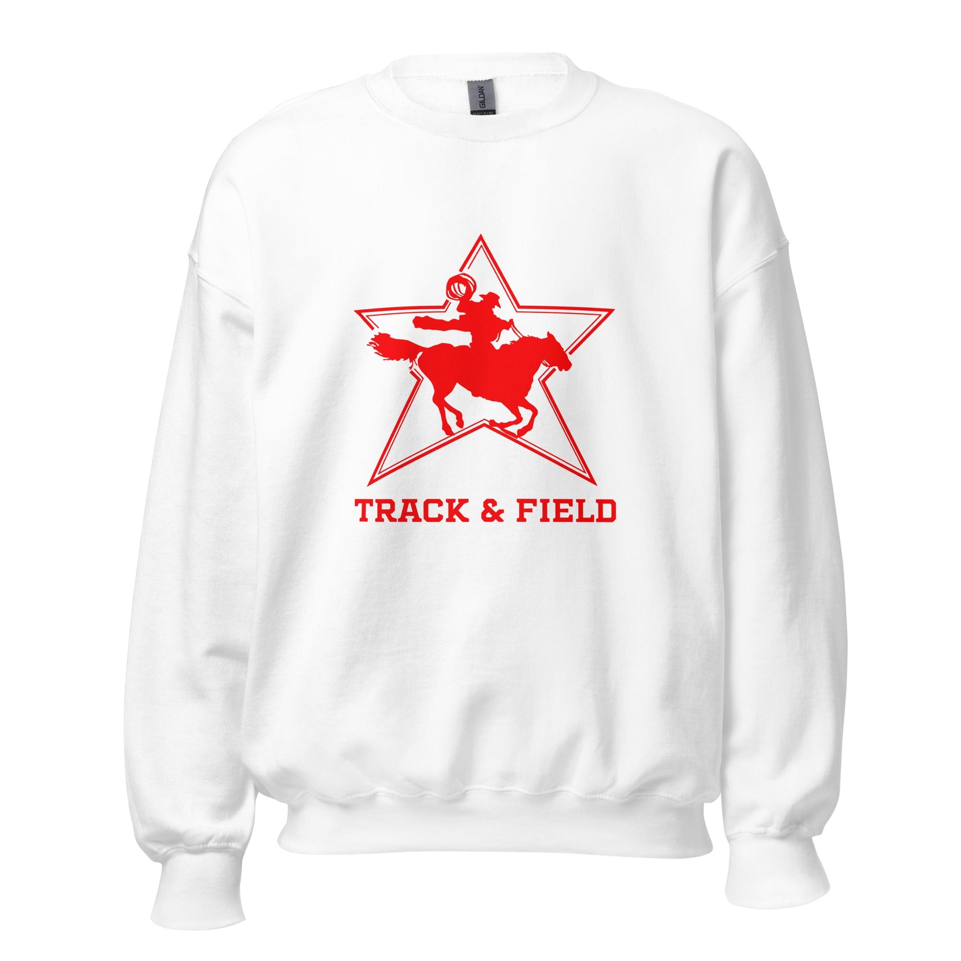 Classic | Sweatshirt | North Lake Track and Field | Cowboy T&F Logo