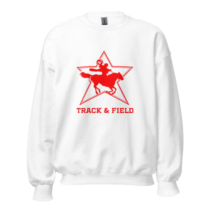 Classic | Sweatshirt | North Lake Track and Field | Cowboy T&F Logo