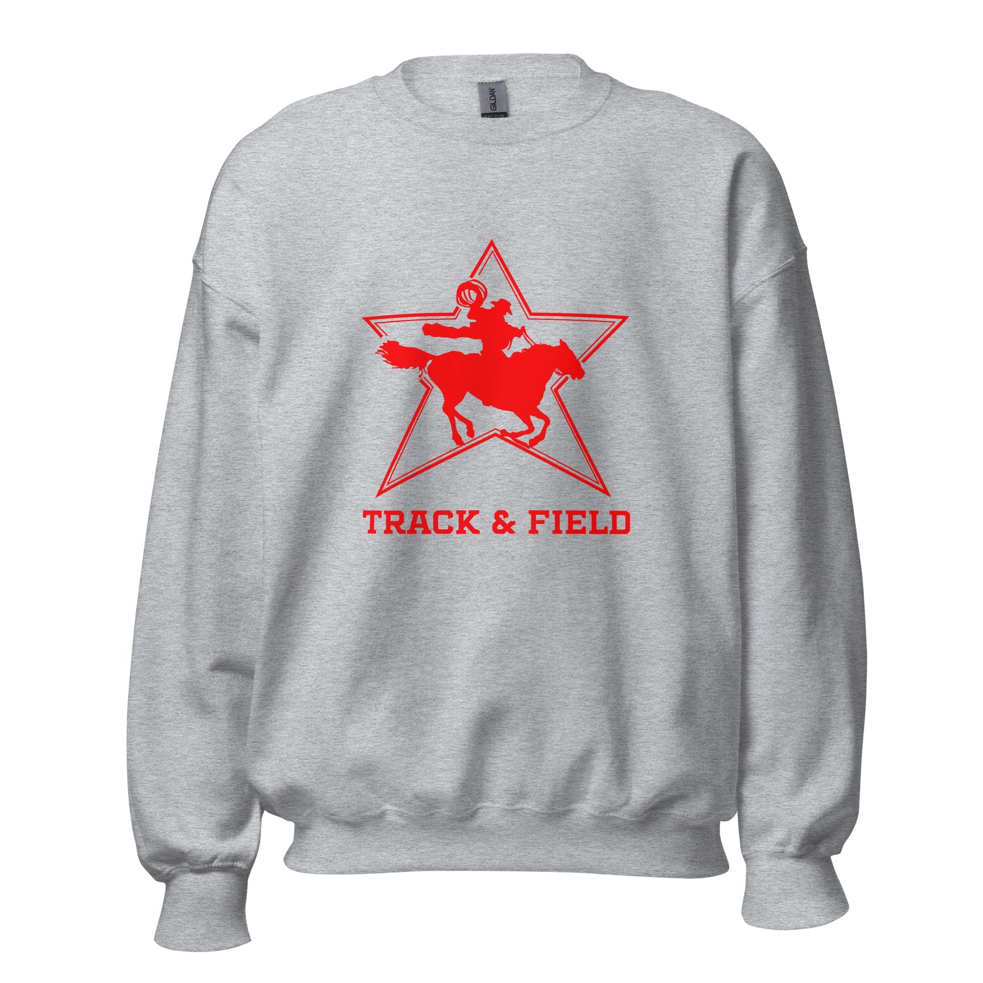 Classic | Sweatshirt | North Lake Track and Field | Cowboy T&F Logo