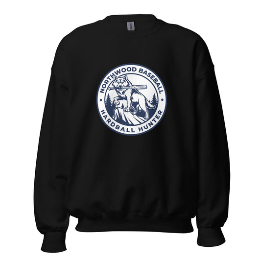 Classic | Sweatshirt | Northwood High School Baseball | Badge Logo