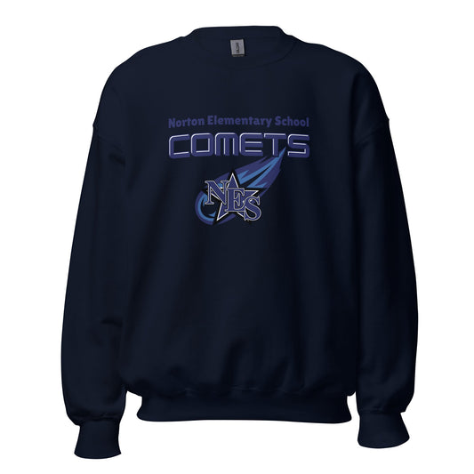 Classic | Sweatshirt | Norton Elementary School | Space Script Logo
