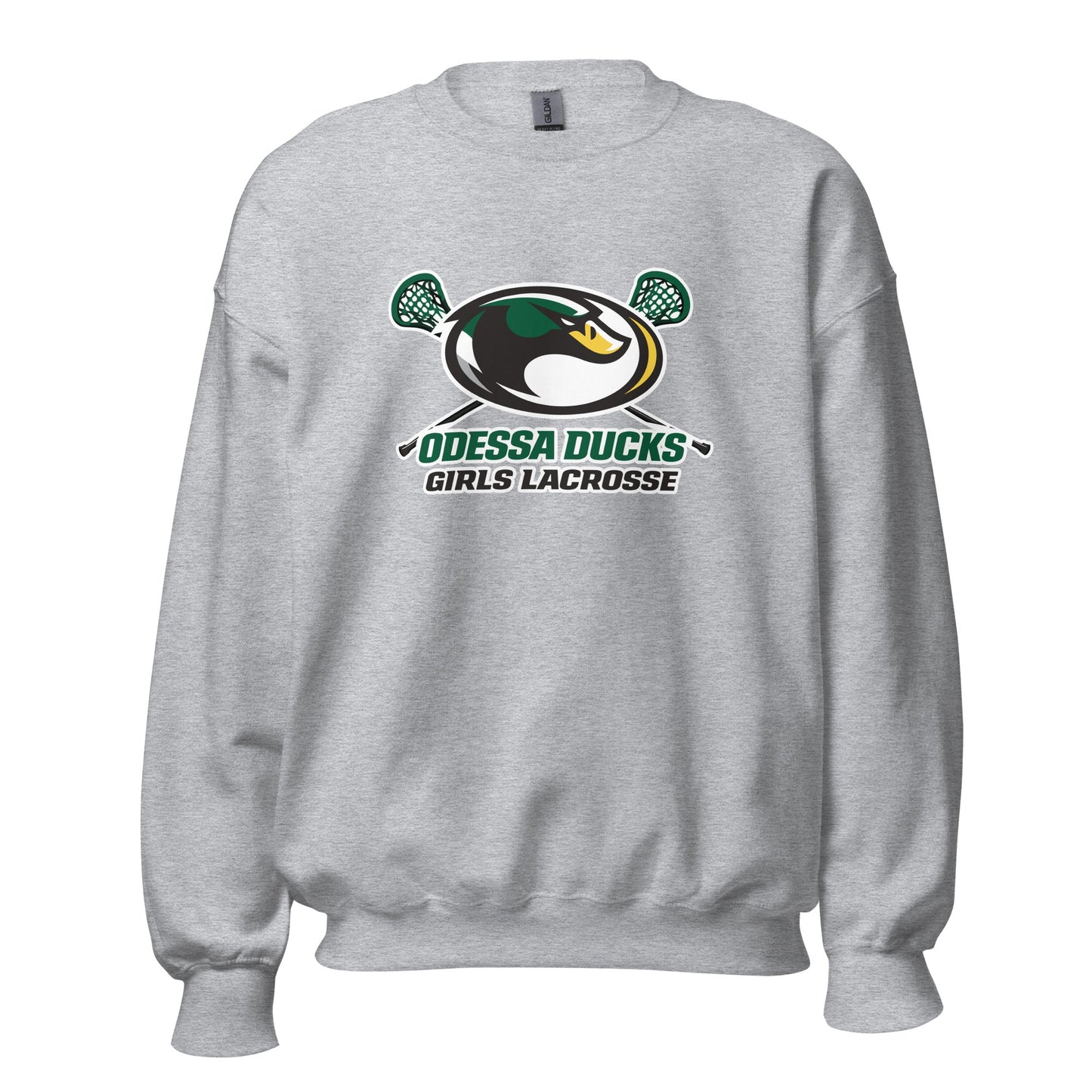 Classic | Sweatshirt | Odessa Girls Lacrosse | Duck Sticks Logo