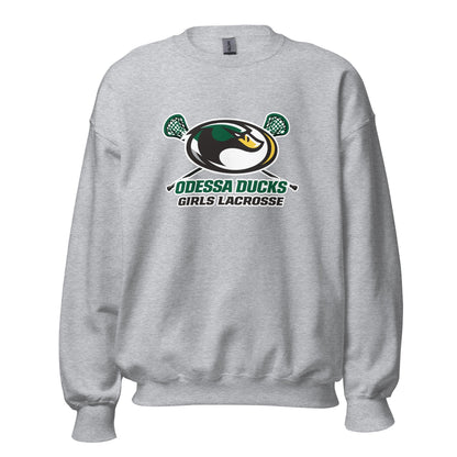 Classic | Sweatshirt | Odessa Girls Lacrosse | Duck Sticks Logo