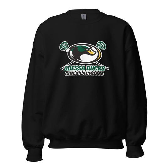 Classic | Sweatshirt | Odessa Girls Lacrosse | Duck Sticks Logo