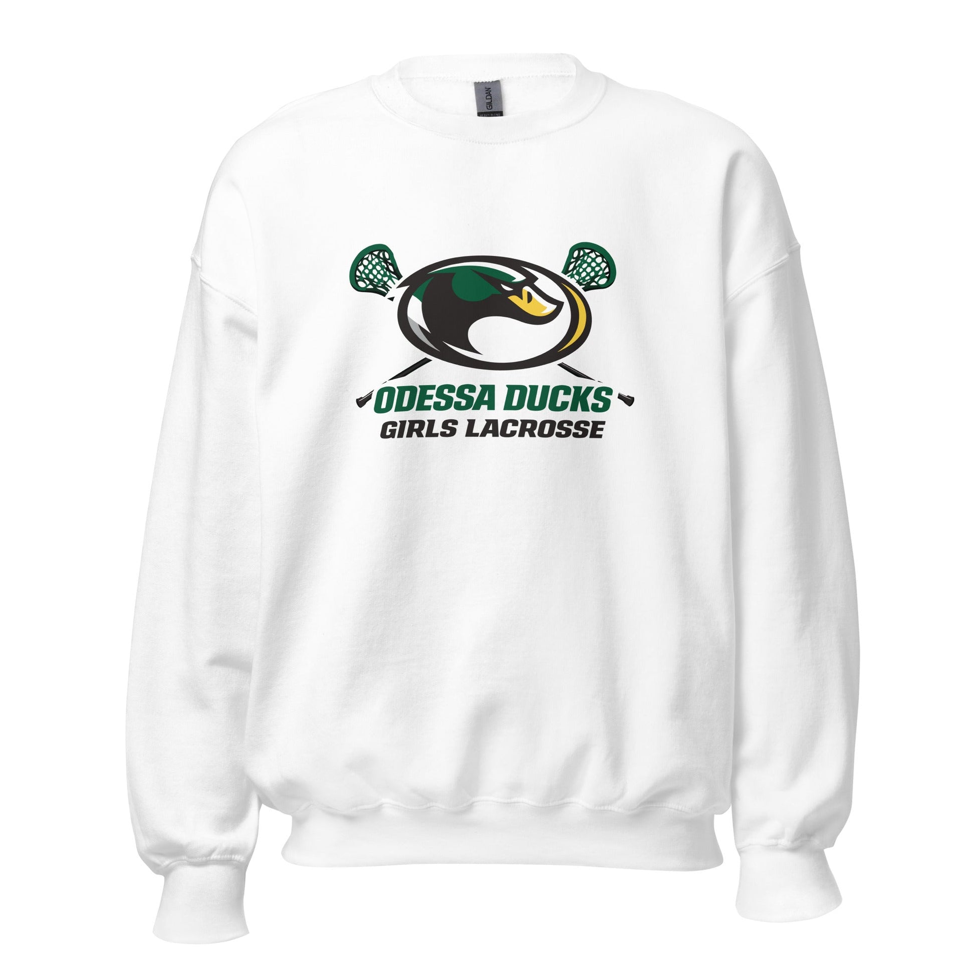 Classic | Sweatshirt | Odessa Girls Lacrosse | Duck Sticks Logo