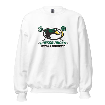 Classic | Sweatshirt | Odessa Girls Lacrosse | Duck Sticks Logo